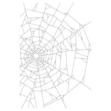 Sizzix Embossing Folder A5 - Tim Holtz / Cobweb